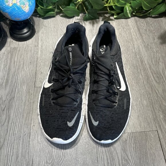 Nike Men's Free Run 5.0 Next Nature Black White Running Shoes, CZ1884-001 SZ 11 - Picture 2 of 10